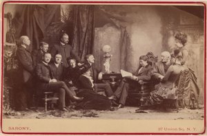 Augustin Dalys Schauspieltruppe von Napoleon Sarony