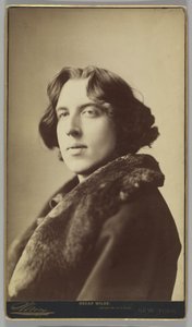 Oscar Wilde, ca. 1822 (Sepia-Foto)