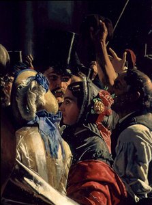 Ludovico Manin und Nicolo Tommaseo befreit (Detail) von Napoleone Mani