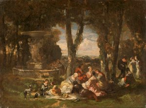 Fete Champetre von Narcisse Virgile Diaz de la Peña