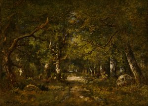 Waldszene, 1874 von Narcisse Virgile Diaz de la Peña
