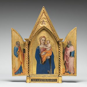 Der heilige Petrus [linkes Panel] von Nardo di Cione