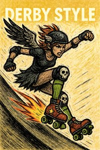 Furchtloser Derby-Skater von Natalie Bruns