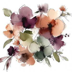 Gedämpfter Blumenstrauß von Natalie Bruns
