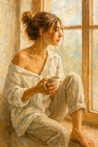 Friedlicher Morgenkaffee