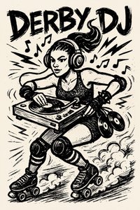 Roller Derby DJ von Natalie Bruns