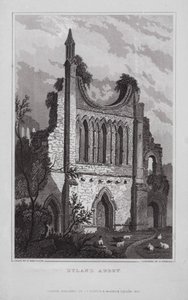 Byland Abbey von Nathaniel (after) Whittock