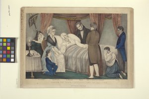 Tod von Washington von Nathaniel Currier