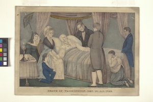 Tod von Washington von Nathaniel Currier