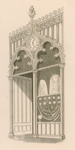 Ladengestaltung im dekorierten oder floriden gotischen Stil