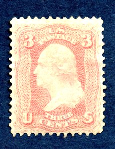 3c Washington Einzelstück, 17. August 1861