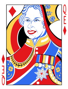 Königin Elizabeth II 2012, von Neale Osborne