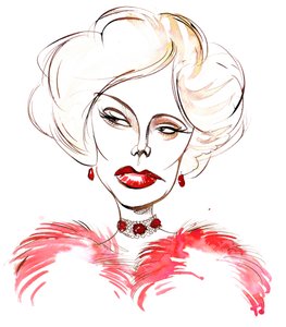 Zsa Zsa Gabor, ungarisch-amerikanische Schauspielerin von Neale Osborne