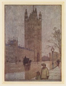Der Victoria Tower, House of Lords von Nelson Dawson