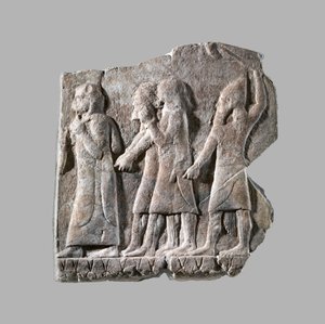 Relief: Prozession der Gefangenen, ca. 704-681 v. Chr.
