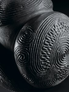 Geschnitzter Ball von Glass Hill, Towie, Aberdeenshire, Neolithikum, um 3000 v. Chr. (Stein)