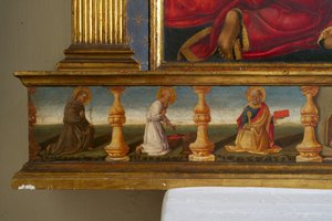 (Detail) aus Krönung der Jungfrau von Neri di Bicci