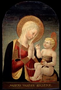 Madonna mit Kind und Granatapfel, 15. Jahrhundert von Neri di Bicci