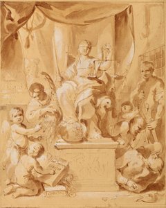 Allegorie der Gerechtigkeit von Leopold Blonder