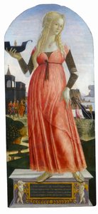 Claudia Quinta, um 1490-1495 von Neroccio di (1447-1500) Landi