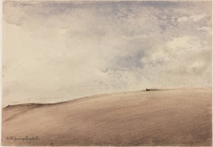 Vorüberziehender Sturm, Sussex Downs von Nesta Jennings Campbell