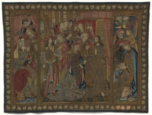 Christus und die Ehebrecherin von Netherlandish 16th Century