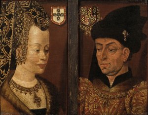 Porträts von Philipp dem Guten und Isabella von Portugal, 16. Jahrhundert von Netherlandish Master