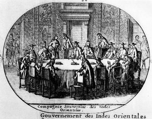 Gouverneure der Souveränen Gesellschaft der Niederländischen Ostindien-Kompanie, frühes 18. Jahrhundert von Netherlandish School