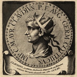 Porträt des römischen Kaisers Claudius II.