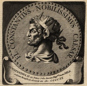 Porträt des römischen Kaisers Constantius II. von Netherlandish School