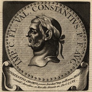 Porträt des römischen Kaisers Constantius I.