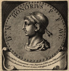 Porträt des römischen Kaisers Honorius.