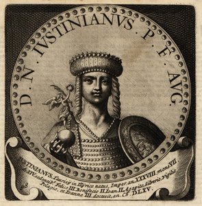 Porträt des römischen Kaisers Justinian I.