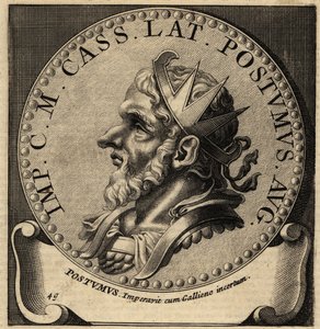 Porträt des römischen Kaisers Postumus. von Netherlandish School