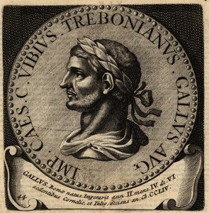 Porträt des römischen Kaisers Trebonianus Gallus von Netherlandish School