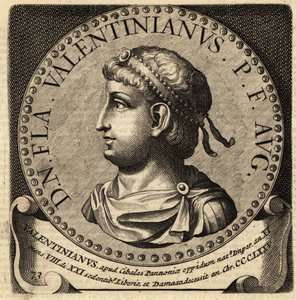Porträt des römischen Kaisers Valentinian I.