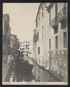 Ansicht des Canale delle Torreselle in Venedig