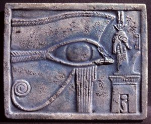 Udjat-Auge, Neues Reich (ca. 1570-1085 v. Chr.) (Relief)