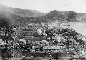 Neuseeländische Stadt nach einem Erdbeben