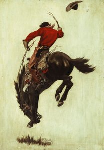 Buckelnder Bronco von Newell Convers Wyeth