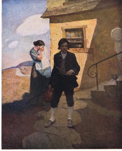 Jim Hawkins verlässt das Haus: Ich verabschiedete mich von meiner Mutter und der Bucht
