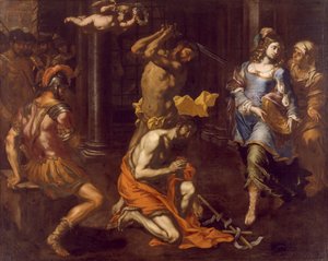 Die Enthauptung von Johannes dem Täufer von Niccolo de Simone (aktiv 1636-1655) von Niccolò de Simone