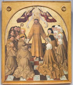 Der heilige Franziskus übergibt die Regel von Niccolo Antonio Colantonio