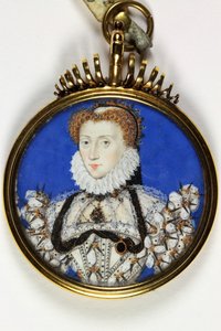 Eine Dame traditionell als Elizabeth I. identifiziert von Nicholas Hilliard
