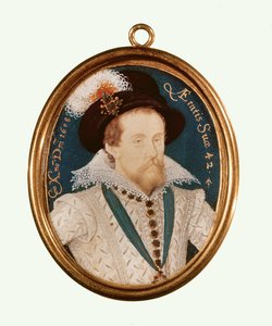 König James I. von Nicholas Hilliard