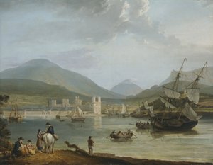Caernarvon Castle und Bucht