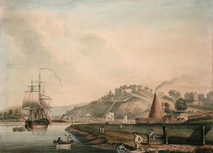 Clifton vom Fluss Avon von Nicholas Pocock