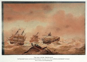 Der Tag nach der Schlacht von Trafalgar von Nicholas Pocock