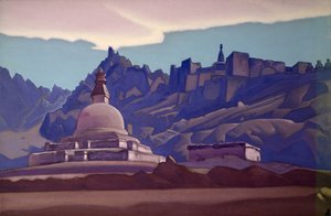 Grabhügel, Ladakh, 1937 von Nicholas Roerich
