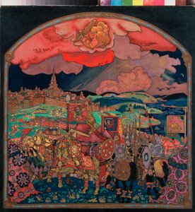 Die Eroberung von Kasan 1552 durch Iwan IV. den Schrecklichen von Nicholas Roerich